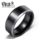 Beier Tungsten Wedding Ring 6-8mm Polished Jewelry