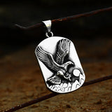 316L Stainless Steel Eagle Chasing Lion Snake Pendant