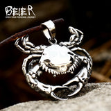 Beier Stainless Steel Octopus Crab Pendant Punk