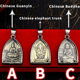316L Stainless Steel Rulai Guanyin Pendant Necklace Jewelry