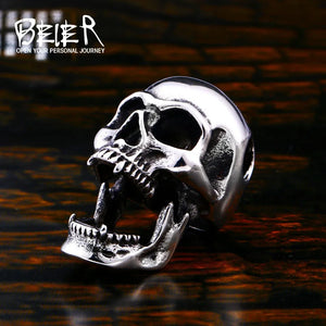 316L Stainless Steel Goat Skull Necklace