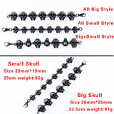 Beier 316L Stainless Steel Skull Men's Bracelet Punk Retro Jewelry