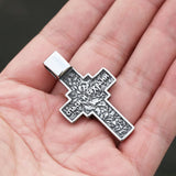 Beier Crucifix Catholic Stainless Steel Pendant Necklace