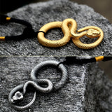 Beier Snake Stainless Steel Pendant Necklace