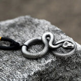 Beier Snake Stainless Steel Pendant Necklace