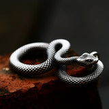 Beier Snake Stainless Steel Pendant Necklace