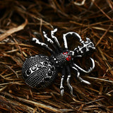 Beier Spider Halloween Pendant With Chain Stone Long Men's Jewelry Gift