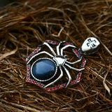 Beier Spider Halloween Pendant With Chain Stone Long Men's Jewelry Gift