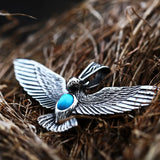 Beier Eagle Feather Pendant Vintage Men Necklace