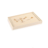 Beige Velvet Jewelry Tray Ring Necklace Earring Organizer