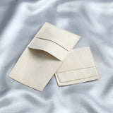 Beige Microfiber Pouches Small Jewelry Velvet Bag for Earrings Necklace