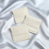 Beige Microfiber Pouches Small Jewelry Velvet Bag for Earrings Necklace