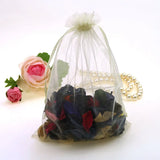 Beige Organza Jewelry Gift Bags Sheer Organza Pouch 11x16cm 100pcs/lot