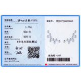 925 Silver Minimalism Zircon Stud Earrings for Women