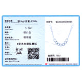 Beitil 925 Silver Pendant Necklace Wedding Jewelry