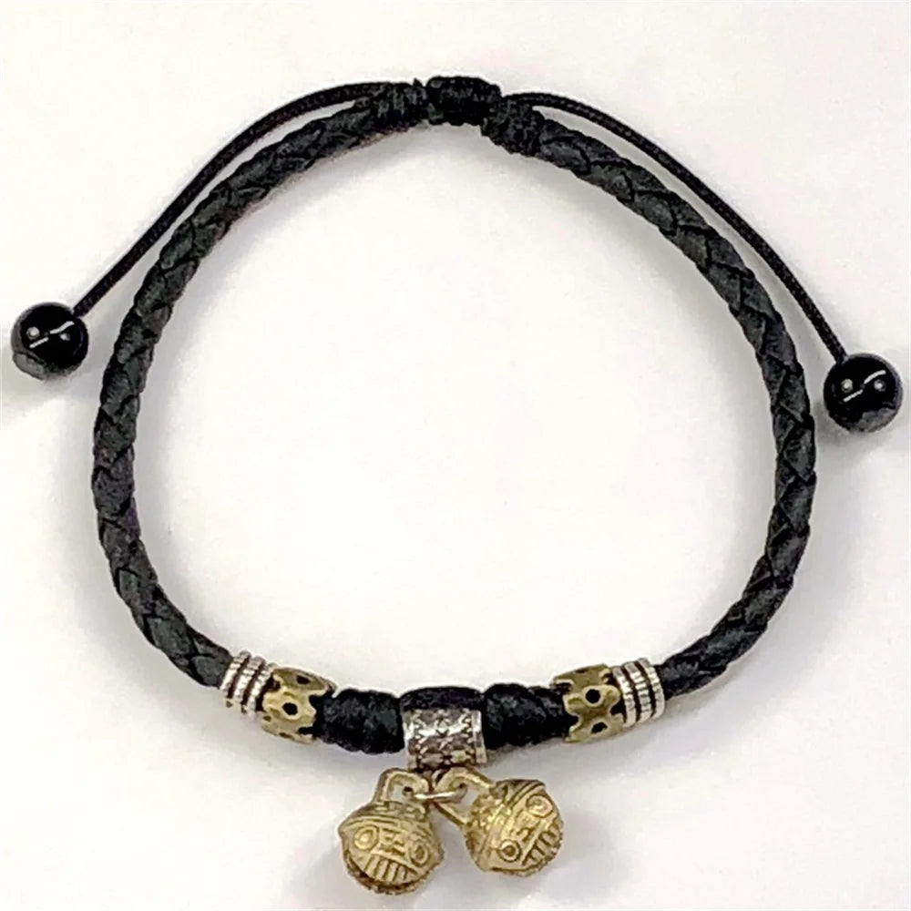 Bell Anklet Rope Ankle Bracelet Men Jewelry