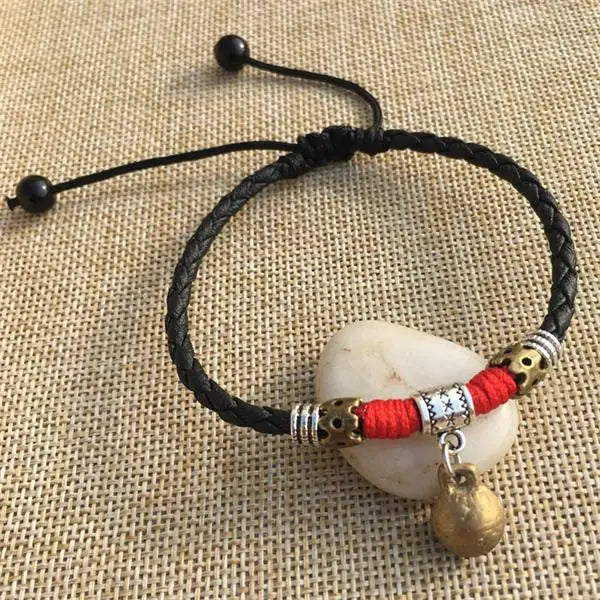 Bell Anklet Rope Ankle Bracelet Men Jewelry