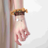 African Tribal Nut Bell Bracelet Hand Bell Drum
