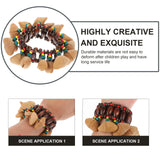 African Tribal Nut Bell Bracelet Hand Bell Drum