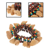 African Tribal Nut Bell Bracelet Hand Bell Drum