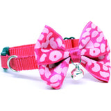 Bell Cat Dog Collar With Bow Tie