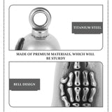 Bell Gremlin Charms Motorcycle Pendant Bells DIY Jewelry Guardian Biker