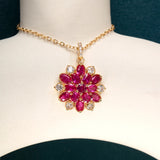 Bella Box Red Corundum Women Necklace