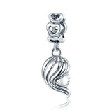 925 Silver Flamingo Charm Lemon Beads Camera Bracelet DIY Jewelry