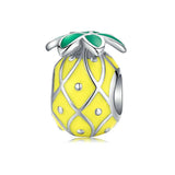 Bellafay Customed Tortoise Pendants 925 Silver Heart Beads Pineappe DIY Jewelry