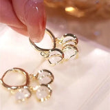 Bellflower Cat Eye Stone Earrings for Women - Elegant and Stylish Jewelry
