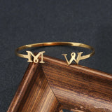 Stainless Steel Letter C DIY Bracelet - Gift
