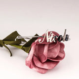 Stainless Steel Letter Adjustable Bracelet