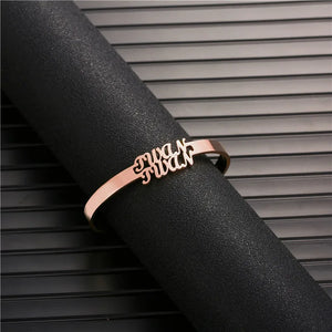 Personalized Name Bracelet 316 Stainless Steel Custom Gift