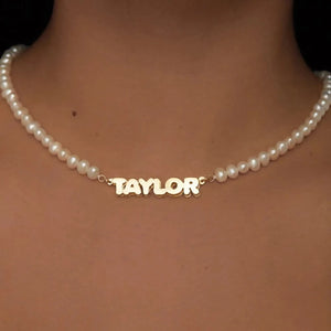 Stainless Steel Freshwater Pearl Necklace