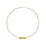 Stainless Steel Freshwater Pearl Necklace