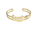 Stainless Steel Name Letter Bracelet Birthday Gift