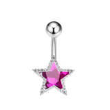 Starfish Shells Stainless Steel Belly Button Ring for Women