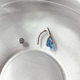 Silver 925 Belly Button Ring with Zircon for Women