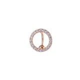 Stainless Steel Round Top Mount Belly Piercing