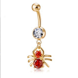 Spider Navel Ring Stainless Steel Belly Button Ring