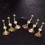 Spider Navel Ring Stainless Steel Belly Button Ring