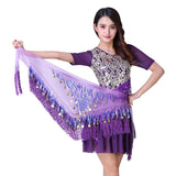 Gradient Triangle Belly Dance Hip Scarf Tassel Waist Chain
