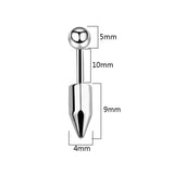 Bullet Stainless Steel Belly Button Ring