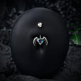 Heart Shaped Belly Ring Stainless Steel Navel Piercing