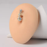Stainless Steel Navel Ring Belly Piercing Body Jewelry
