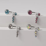 Stainless Steel Navel Ring Belly Piercing Body Jewelry