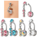 Stainless Steel Navel Ring Belly Piercing Body Jewelry