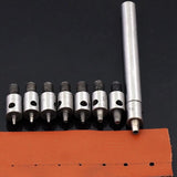 Interchangeable Head Leather Punch Set for Craft Tools
