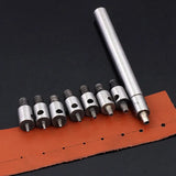 Interchangeable Head Leather Punch Set for Craft Tools
