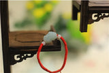 Hand Woven Red Rope Jade Bracelet for Men and Women